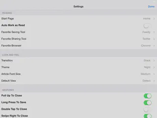 Feedly for iPad