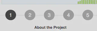 Screenshot showing the fixed dots