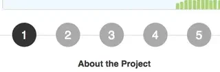 Screenshot showing the fixed dots