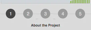 Screenshot of the dots with the ghosting overflow issue